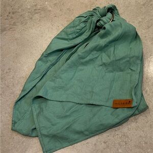 WildBird Green Baby Ring Sling